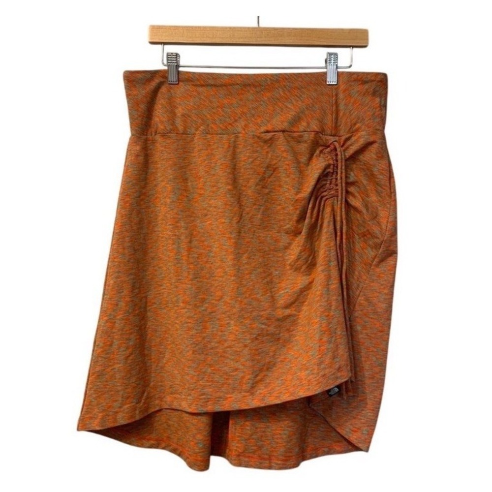 North Face Women's Wrap Skirt Size XS Orange Knee Length Lightweight‎ Outdoors
